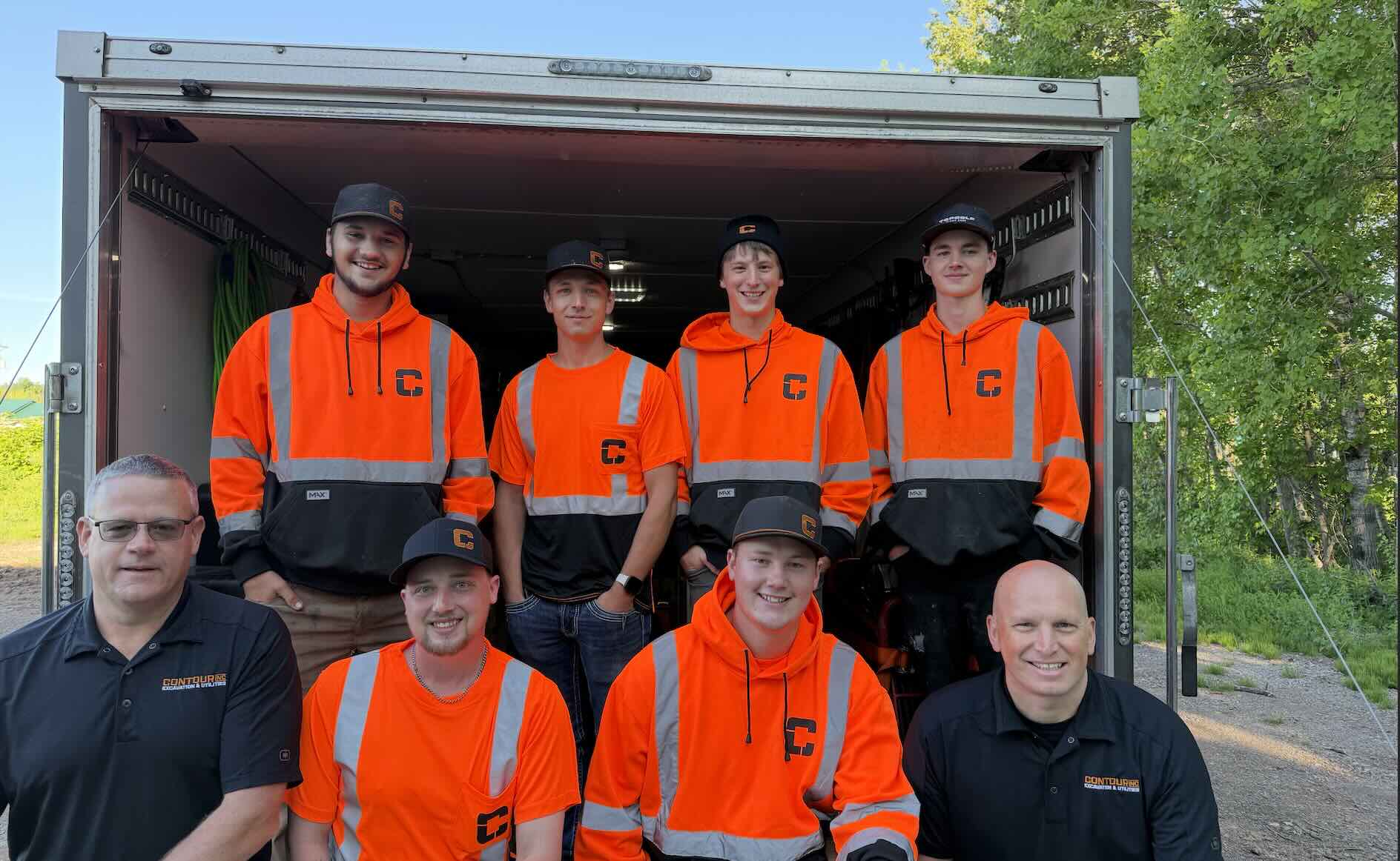 Contour Inc. excavation team in Duluth MN