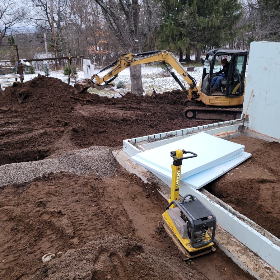 Contour Inc. foundation excavation in Duluth MN