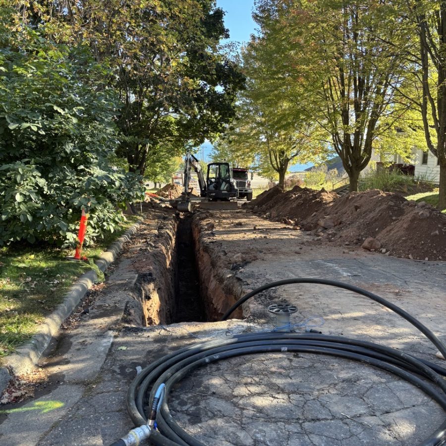 Contour Inc. drainage grading work in Duluth MN