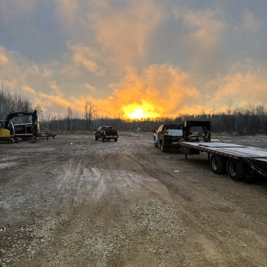 Contour Inc. drainage excavation work in Duluth MN